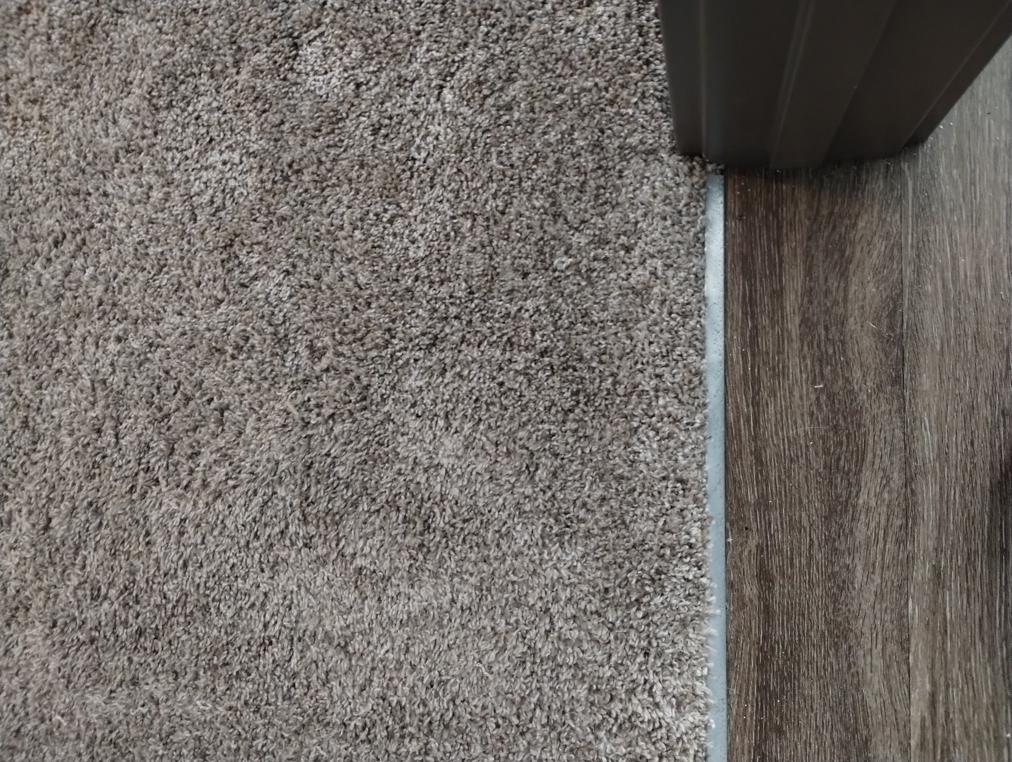 Pet carpet damage repair — after