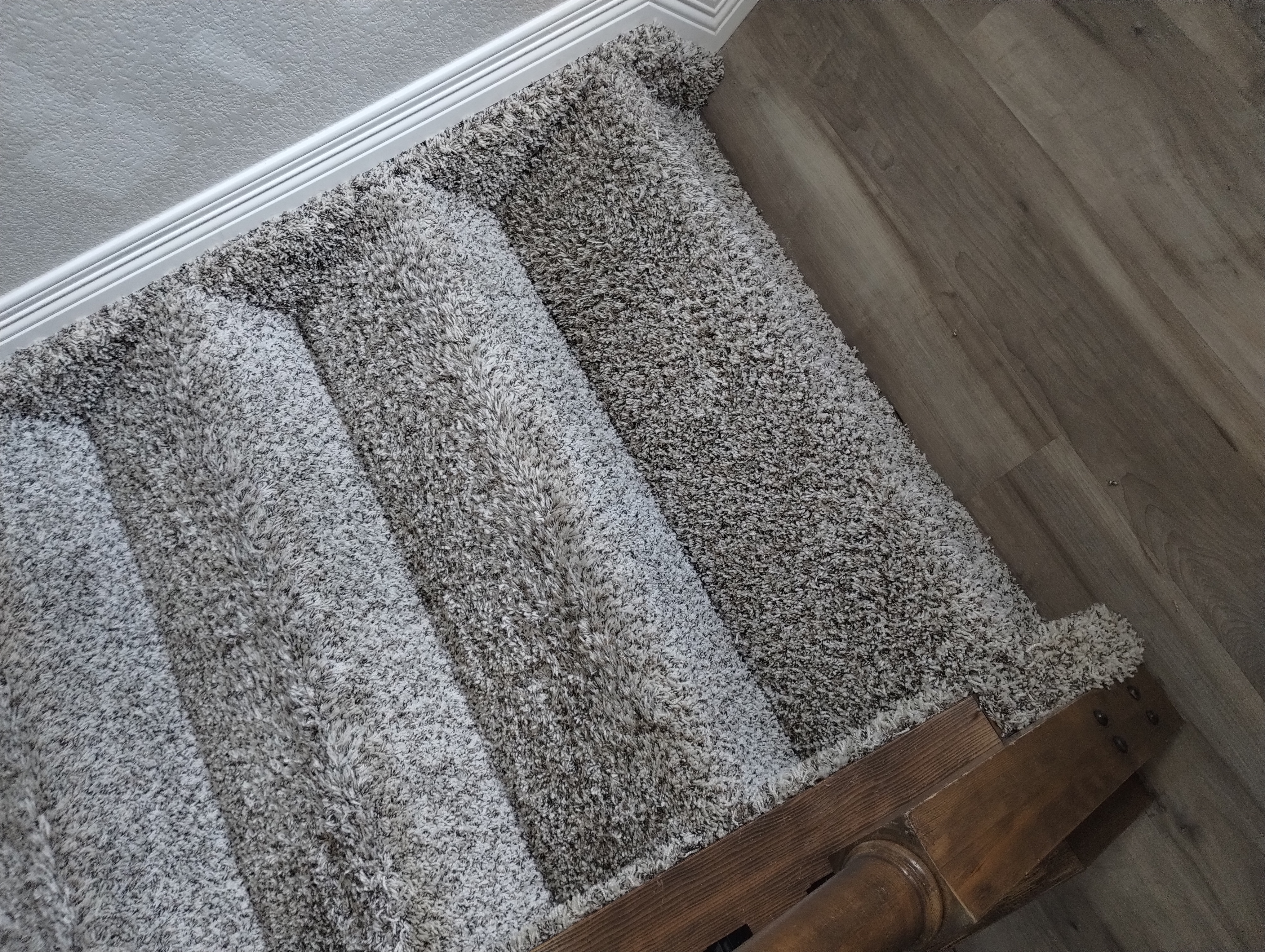 Pet carpet damage repair — after